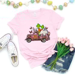 easter truck shirt, easter shirt, bunny shirt, happy easter shirt, bunny lover shirt, kids easter shirt, easter toddler