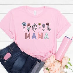 raising wildflowers mama shirt, floral mama shirt, gift for mom, mothers day gift, wildflower mom tee, flower mama gift,