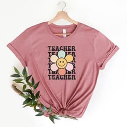 retro teacher shirt, teach shirt, teacher shirts, cute shirt for teachers, teacher gift, elementary school teacher shirt