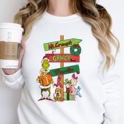 the grinch christmas sweatshirt for women new year gift, merry christmas sweater, christmas tshirt, christmas family t-s