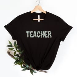 wildflower teacher shirt, daisy teacher tshirt, personalized teacher t-shirt, gift for teacher, cute teacher tee, groovy