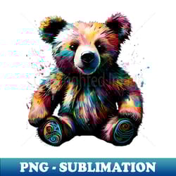 teddy bear - signature sublimation png file - unleash your inner rebellion