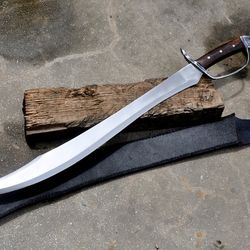 23 inches long blade scimitar sword-hand forged historical sword-carbon steel-full tang-sharpen-ready to use,am industry