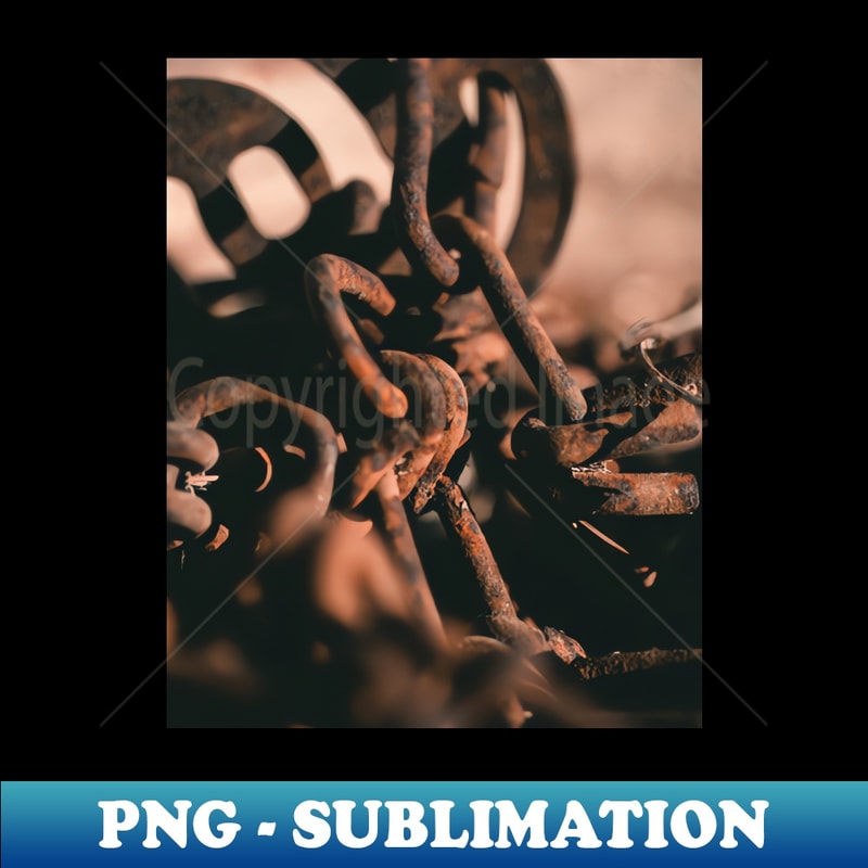Rusting Chains - Sublimation-Ready PNG File - Capture Imagin | Inspire ...