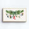 Xmas Frame TV Art  Vintage Christmas Digital Download  Retro Holiday Art File  Christmas Stockings Watercolor Frame Tv Instant Download.jpg
