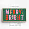 Xmas Frame TV Art  Christmas Tv Digital Download  Merry & Bright Art File  Nutcracker Frame Tv Art Download  Colorful Pink Holiday Decor.jpg