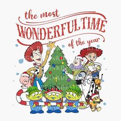 The Most Wonderful Time Of The Year PNG, Merry Christmas Png, Christmas Friends Png, Christmas Squad Png, Holiday Png