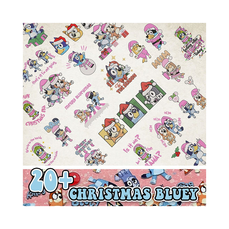 20 Retro Pink Blue Dog Embroidery Bundle1.png