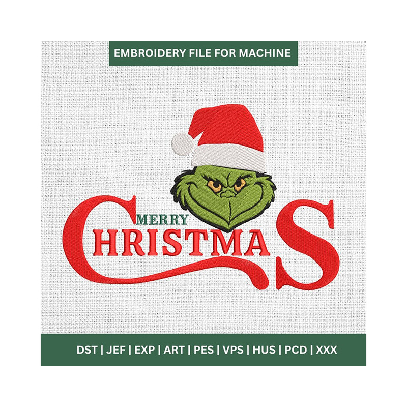 Grinch Embroidery Designs Trendy, The Grinch Embroidery Files, Grinch Decor Machine Embroidery.png