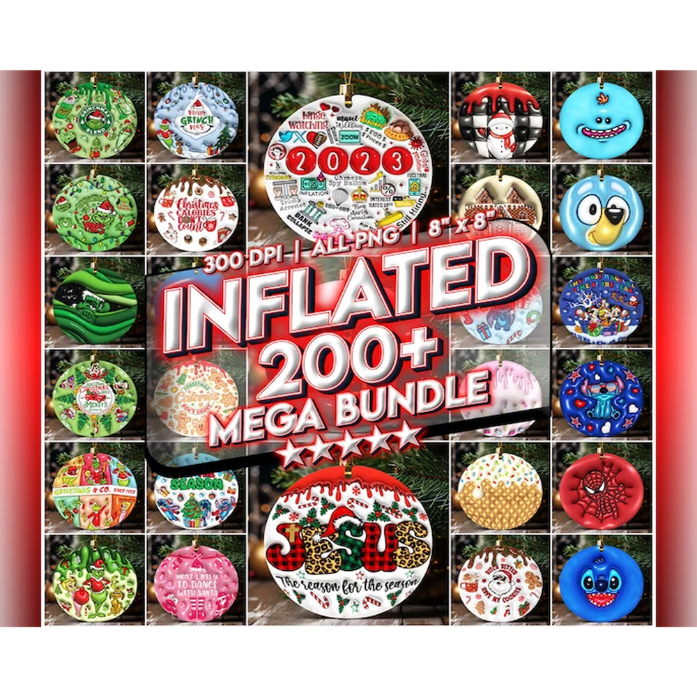 200+ 3D Inflated Christmas Ornaments1.png