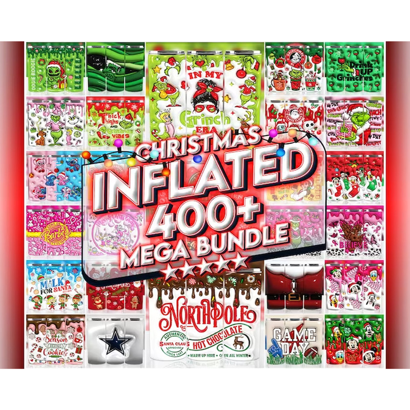 400+ Christmas Tumbler 3D Inflated, Puffy Tumbler, Grinch1.png