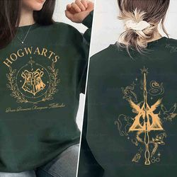 hogwarts house sweatshirt, hp wizard school shirt, potter sweater gift, harry magic, universal studios fan