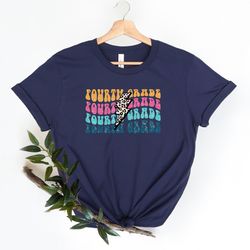 fourth grade shirt, 4th grade shirts, 4th grade teacher shirt, back to school shirts, teacher shirts, kids school shirts