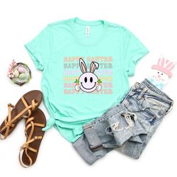 happy easter shirt, women easter shirt, cute easter shirt, easter t-shirt, happy easter, easter bunny shirt, bunny shirt