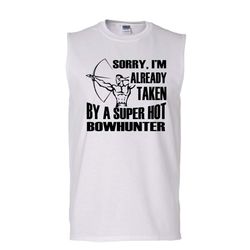 i&8217m already taken by a super hot bowhunter shirt, hunting shirt (men&8217s cotton sleeveless)