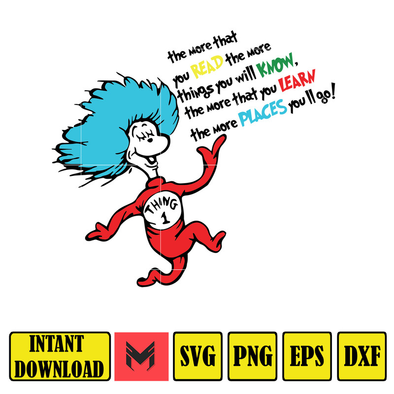 Dr Seuss Svg, Cat In The Hat SVG, Dr Seuss Hat SVG, Green Eggs And Ham Svg, Dr Seuss for Teachers Svg, Cricut, Thing Svg (367).jpg