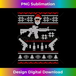funny ugly christmas gun - gifts for gun lovers - crafted sublimation digital download - reimagine your sublimation pieces