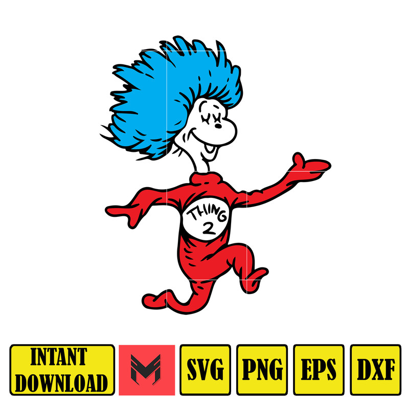 Dr Seuss Svg, Cat In The Hat SVG, Dr Seuss Hat SVG, Green Eggs And Ham Svg, Dr Seuss for Teachers Svg, Cricut, Thing Svg (402).jpg