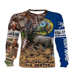 idaho elk hunting customize name 3d all over printed shirts personalized gift tats123