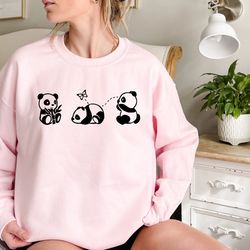 funny panda tshirt, this is how i roll hoodie, panda sweatshirt, panda lover tshirt, cute animal t-shirt, funny animal l