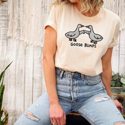goose sweatshirt, goose animal shirt, silly goose shirt, goose bumps shirt, boho cool sweater, funny silly goose t-shirt
