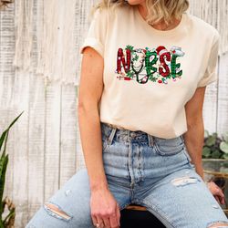 nurse christmas shirt, future nurse sweatshirt, registered nurse tees, christmas gift for nurse, santa gift for nurse, r