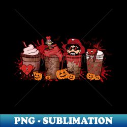 Halloween Coffee movie - Special Edition Sublimation PNG File - Transform Your Sublimation Creations