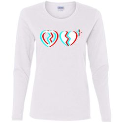 agr lil peep xxxtentacion &8211 falling down ladies&8217 cotton ls t-shirt