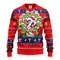MLB Texas Rangers 12 Grinch All Over Print Ugly Hoodie 3D Zip Hoodie 3D Ugly Christmas Sweater 3D Fleece Hoodie