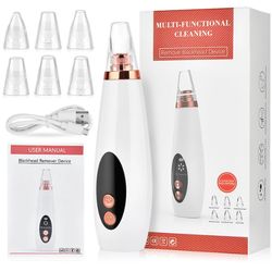 Blackhead Remover Pore Cleaner Vacuum Suction Acne Remover Pimple Black Dot Removal Facial Cleaning Beauty Tools Face Sk