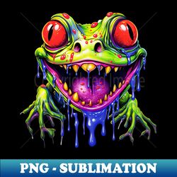 Creepy Frog - PNG Transparent Digital Download File for Sublimation - Unleash Your Creativity