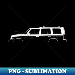 jeep commander silhouette - png transparent sublimation file - transform your sublimation creations