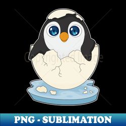 Baby Penguin Egg - Retro PNG Sublimation Digital Download - Perfect for Sublimation Art