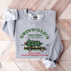 griswolds christmas sweatshirt, griswold's tree farm since 1989 shirt, cute christmas shirt, christmas family, christmas
