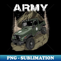army jeep - modern sublimation png file - bold & eye-catching