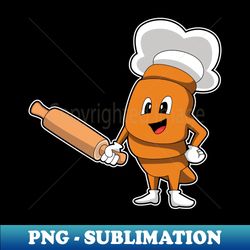 Bread As Cook With Rolling Pin - Professional Sublimation Digital Download - Add A Festive Touch To Every Day
