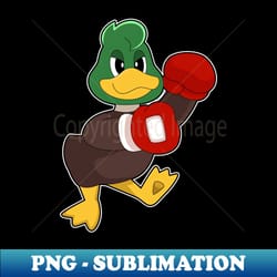 duck boxer boxing gloves - instant png sublimation download - capture imagination with every detail