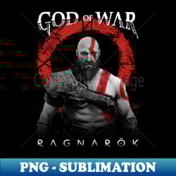 god of war ragnark game - modern sublimation png file - spice up your sublimation projects