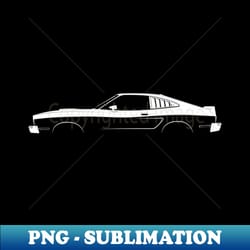 ford mustang ii cobra ii 1977 silhouette - high-resolution png sublimation file - boost your success with this inspirational png download
