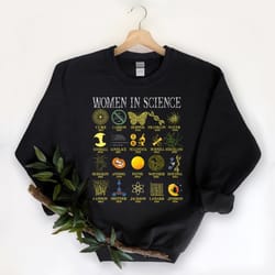woman in science shirt, science sweatshirt, preppy aesthetic shirt, scientist sweatshirts, gift for scientist, stem teac