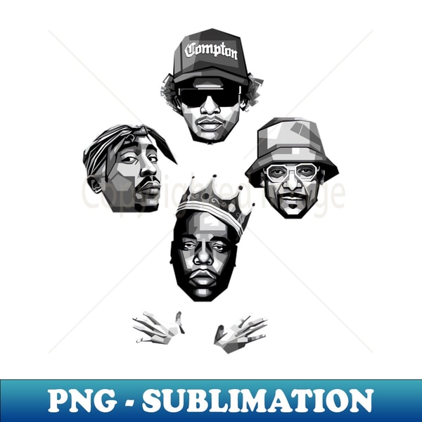 American Rapper Rhapsody Black and White - PNG Transparent S | Inspire ...