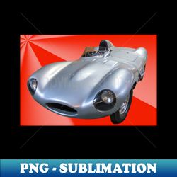 1956 Jaguar D-Type - Exclusive Sublimation Digital File - Transform Your Sublimation Creations