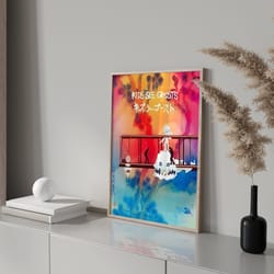 kid cudi poster, man on the moon album cover, memories, kid cudi graphic poster, mr rager album poster, poster wall art,