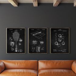 tennis patent set of 3, tennis court poster, tennis racket patent, tennis ball art, -1.jpg