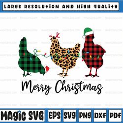 Christmas Chickens Png, Funny Chickens Christmas Leopard Png, Cute Farmer Png, Christmas Png, Digital Download