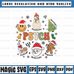 School Psychologist Christmas Svg, Christmas School Psych Svg ,School Psych Png Svg, Christmas Png, Digital Download