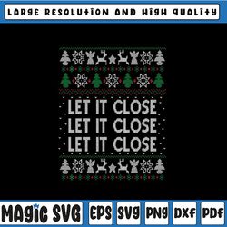 Real Estate Christmas Png, Funny Real Estate Agent Christmas Light Png, Let It Close Christmas Tree Png, Christmas Png,