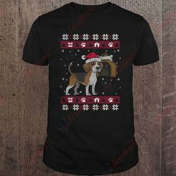 beagle merry christmas t-shirt, plus size ladies christmas clothes wear love, share beauty