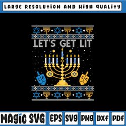 Let's Get Lit Hanukkah PNG, Jew Menorah Jewish Chanukkah Xmas PNG, Hanukkah Png, Funny Hanukkah Png, menorah Jewish Subl