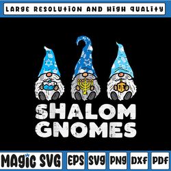 shalom gnomes funny jew hanukkah pajamas png, chanukah shalom gnomes, menorah hanukkah, hanukkah jewish holiday gift png